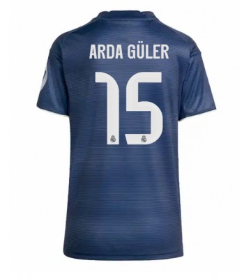 Real Madrid Arda Guler #15 Replica Away Stadium Shirt for Women 2025-26 Short Sleeve Real Madrid Arda Guler #15 Replica Away Stadium Shirt for Women 2025-26 Short Sleeve
